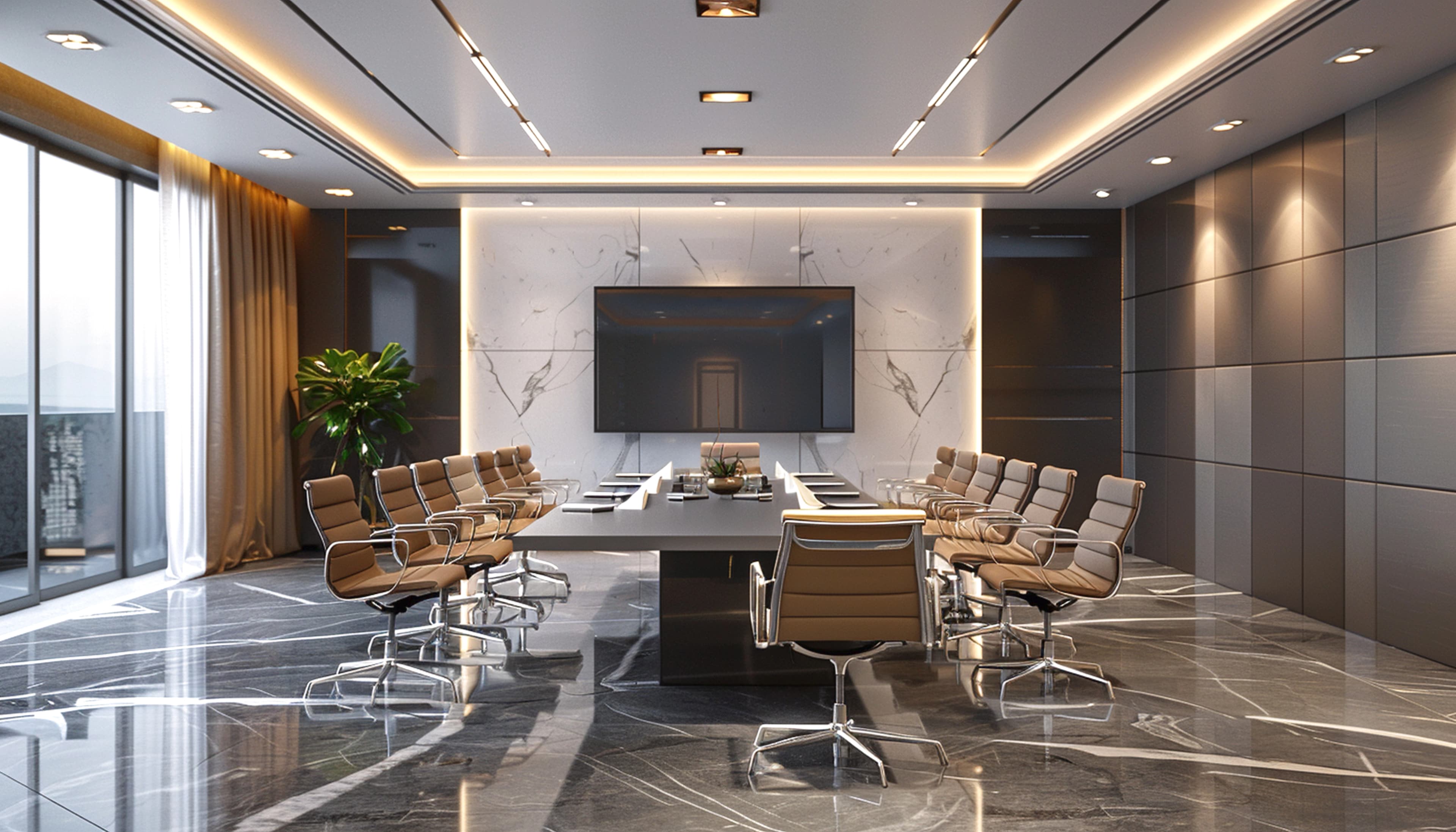 Escritório corporativo, moderno e profissional da RV Tributos