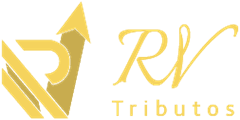 Logotipo oficial da RV Tributos Consultoria Tributária